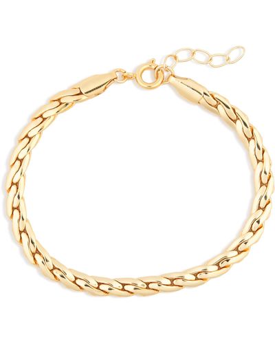Nordstrom Bold Serpentine Chain Bracelet - Metallic