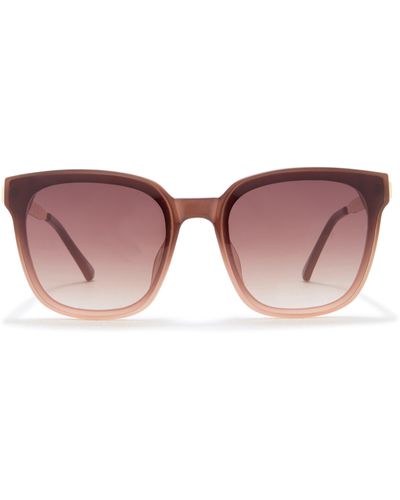 Vince Camuto Two-tone Square Sunglasses - Pink