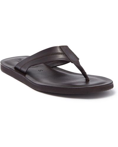 To Boot New York Limon Leather Flip Flop - Multicolor
