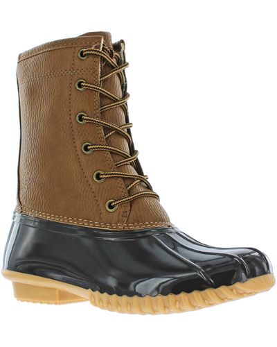 Sporto Water Resistant Duck Boot - Brown