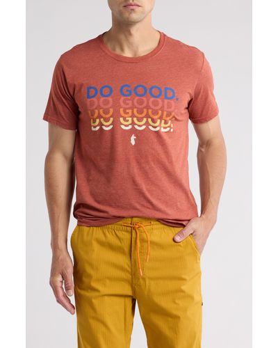 COTOPAXI Do Good Repeat T-shirt - Orange