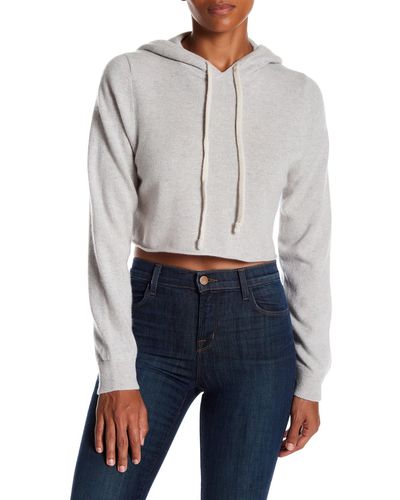 360cashmere Cashmere Cropped Hoodie - Multicolor