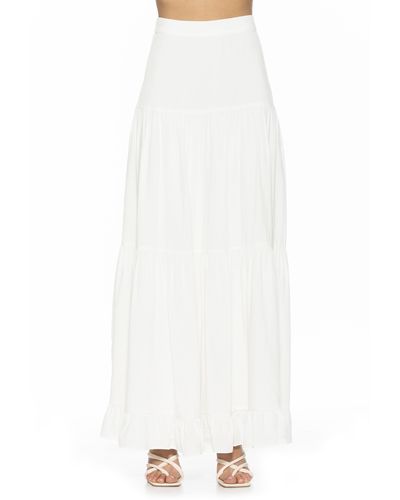 Alexia Admor Halima Maxi Skirt - White