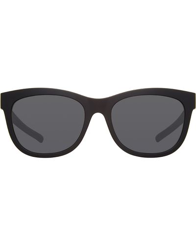 Eddie Bauer 54mm Round Polarized Sunglasses - Black