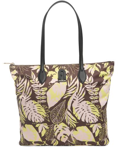 Furla Extra-large Calipso Tote In Toni Yellow Fluo At Nordstrom Rack - Multicolor