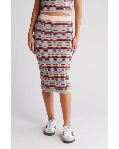 Roxy Sailing Flow Skirt - Multicolor