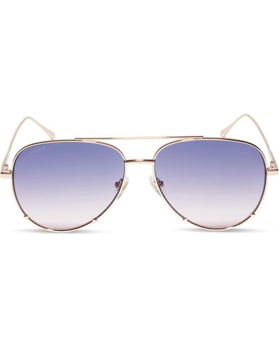 DIFF 63mm Scarlett Sunglasses - Blue