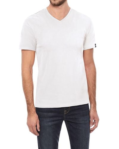 Xray Jeans V-neck Flex T-shirt - White