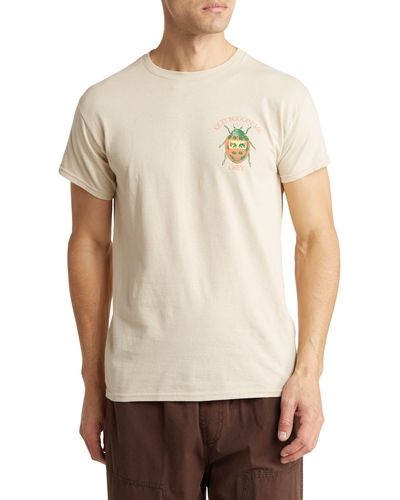 Obey Quit Buggin Graphic T-shirt - Natural