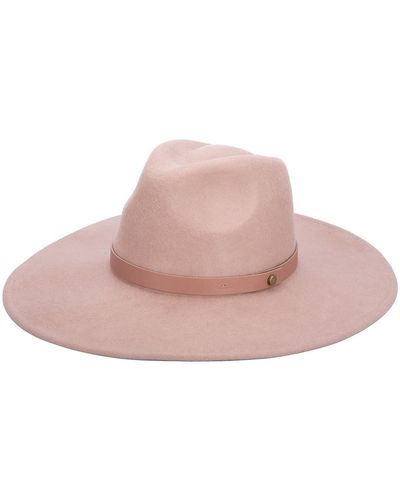 San Diego Hat Wool Felt Fedora - Pink