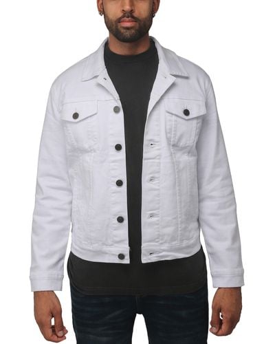 Xray Jeans Slim Washed Denim Jacket - Gray