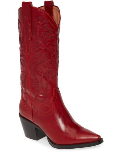 Jeffrey Campbell Dagget Western Boot - Red