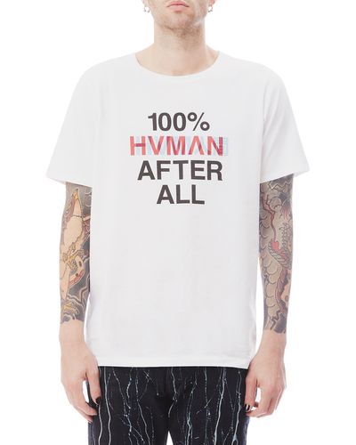 HVMAN After All Graphic Crewneck T-shirt - White