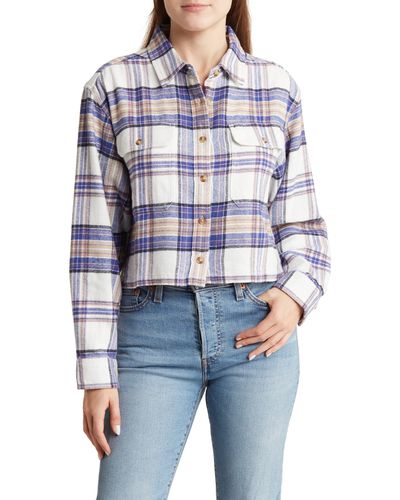 Obey Max Flannel Shirt - Blue