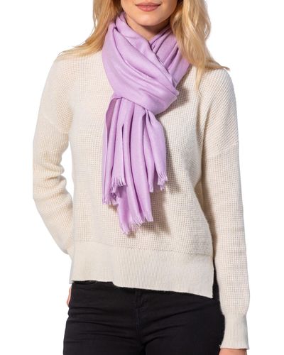 Amicale Solid Pashmina Scarf - Pink