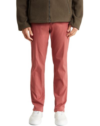 Tommy Hilfiger Classic Flat Front Pants - Red