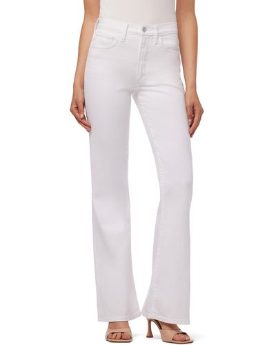 Joe's Jeans High Rise Flare Jeans - White