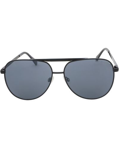 True Religion 54mm Aviator Sunglasses - Blue