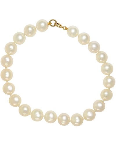 Effy 14k Yellow Gold Cultured Freshwater Pearl Bracelet - White