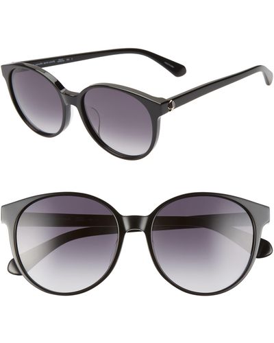 Kate Spade Eliza 55mm Round Sunglasses - Gray