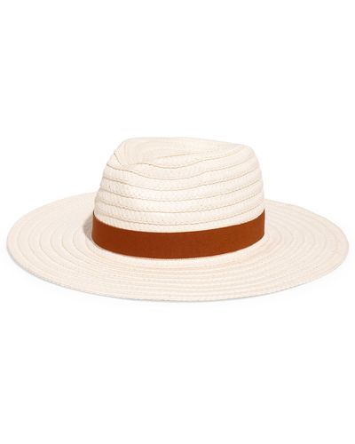 Madewell Braided Straw Hat - White