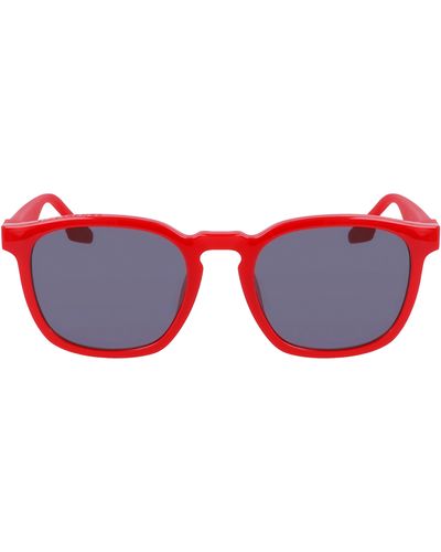 Converse Restore 52mm Square Sunglasses - Red