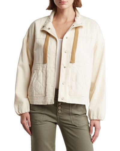 Democracy Quilted Cotton Jacket - Natural