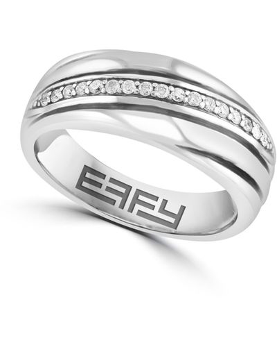 Effy Diamond Band Ring - White