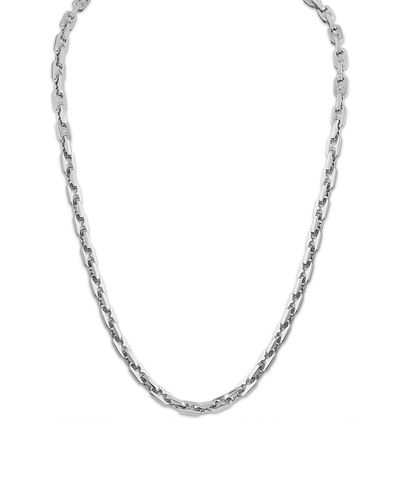Esquire Stainless Steel Mariner Chain Necklace - Metallic