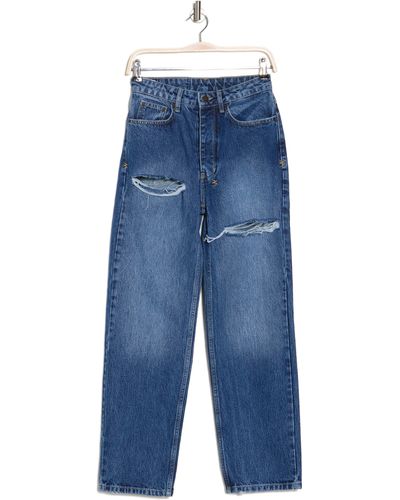 Ksubi Brooklyn Stella Slashed Jeans - Blue