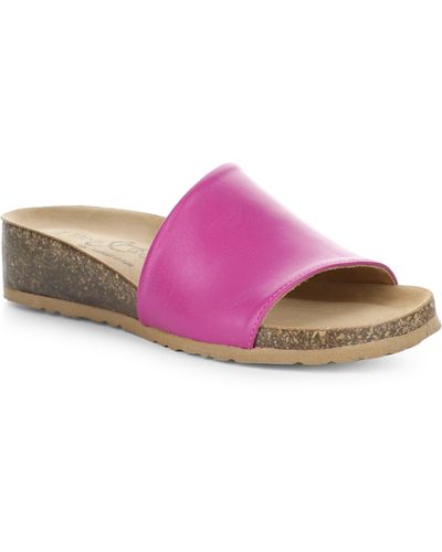 Bos. & Co. Lux Slide Sandal - Pink