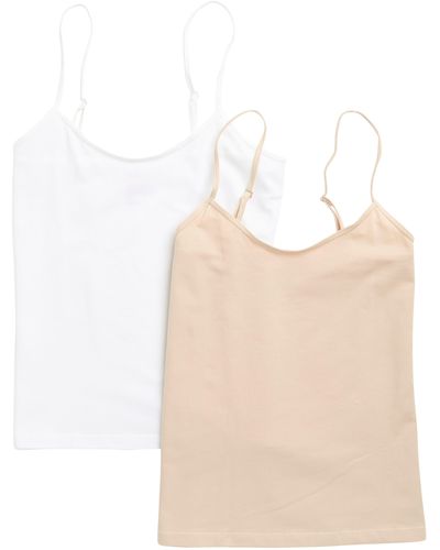 Nordstrom Everyday 2-pack Camisoles - White