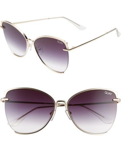 Quay Dusk To Dawn 60mm Sunglasses - Purple