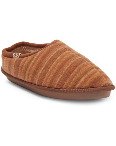 Cobian Diego Faux Shearling Lined Slipper - Brown
