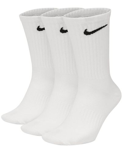 Nike Everyday Lightweighttraining Crew Socks - White