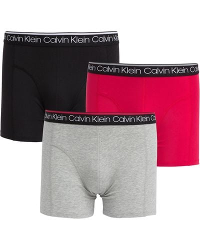 Calvin Klein 3-pack Stretch Cotton Boxer Briefs - Multicolor