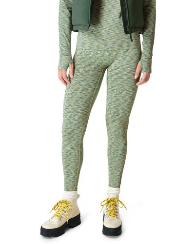 Sweaty Betty Base Layer Space Dye leggings - Green