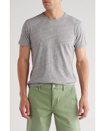 Joe's Essential Slub Curved Hem T-shirt - Gray