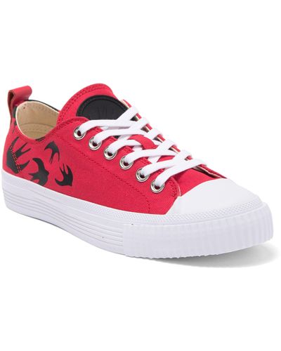 McQ Swallow Low Top Sneaker In Rouge At Nordstrom Rack - Multicolor