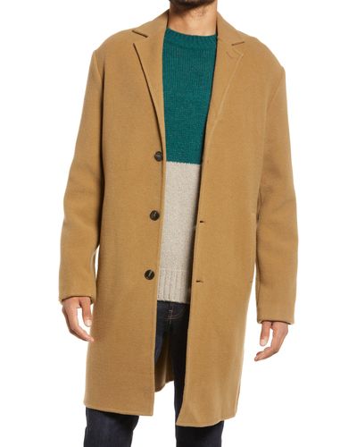 Closed Double Face Wool Blend Coat - Multicolor