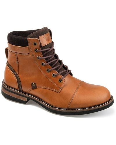 TERRITORY BOOTS Yukon Cap Toe Ankle Boot - Brown