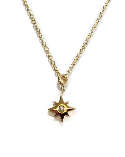 Liza Schwartz Starlight Pendant Necklace - Metallic