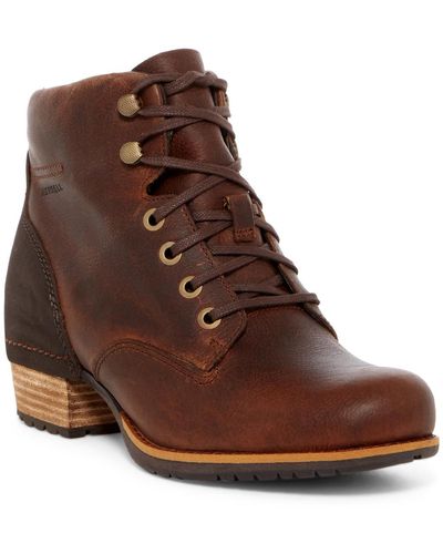 Merrell Shiloh Leather Lace-up Boot - Brown