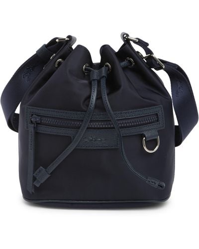 Longchamp Small Le Pliage Neoprene Bucket Bag - Blue