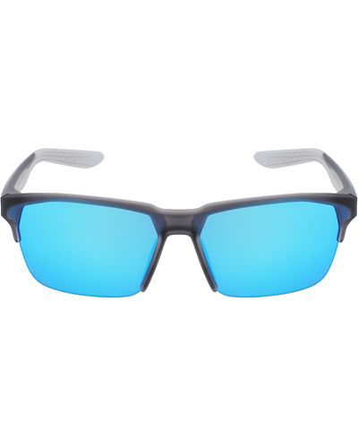 Nike Maverick Free 60mm Sunglasses - Blue