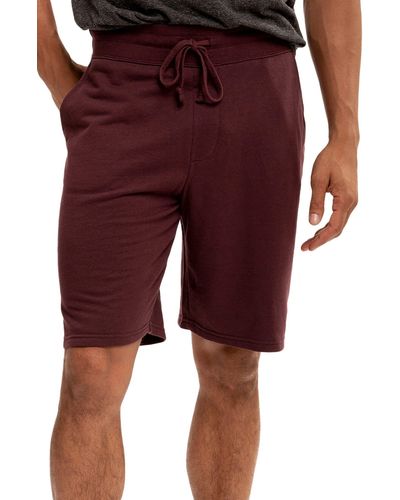 Threads For Thought Classic Drawstring Fleece Shorts - Red
