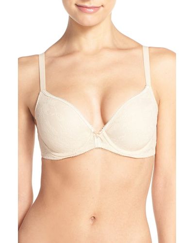 Wacoal Finesse Molded Underwire T-shirt Bra - Natural