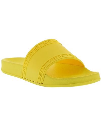 French Connection Fitch Slide Sandal - Yellow