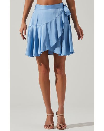 Astr Ellery Miniskirt - Blue