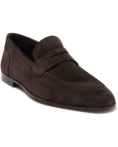 To Boot New York Deville Leather Penny Loafer - Brown